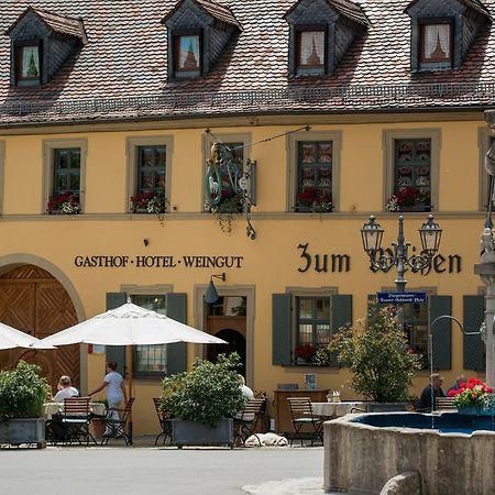 Gasthof Zum Weissen Lamm Sommerach Exterior foto